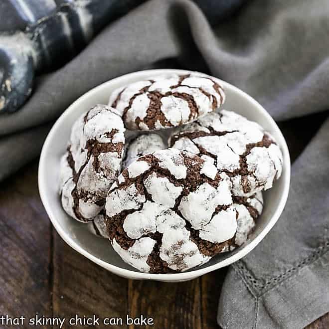 Chocolate Earthquake Cookies - Rich & Fudgy! - That Skinny Chick Can Bake