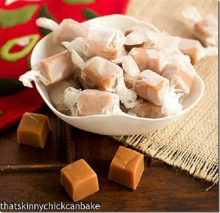 Brown Sugar Caramels - Perfect for Xmas -That Skinny Chick Can Bake