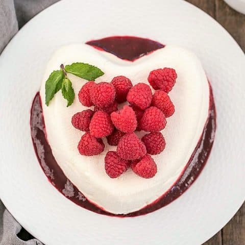 Coeur a la Creme with Raspberries & Chocolate Sauce – Recipe! - Live. Love.  Laugh. Food.