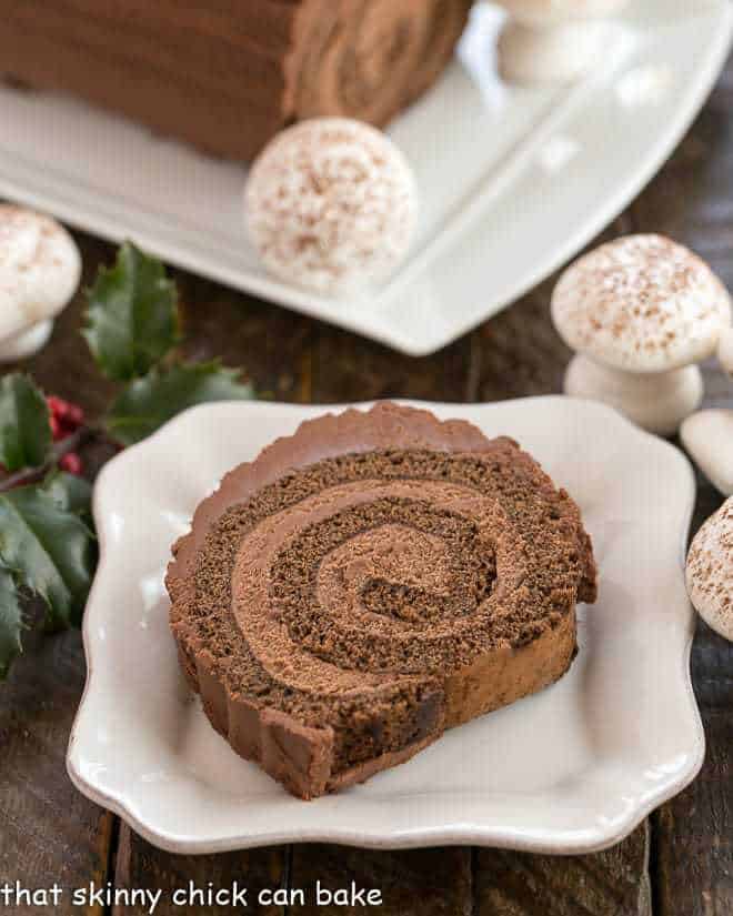 Bûche de Noël or Yule Log - With Pro Tips - That Skinny Chick Can Bake
