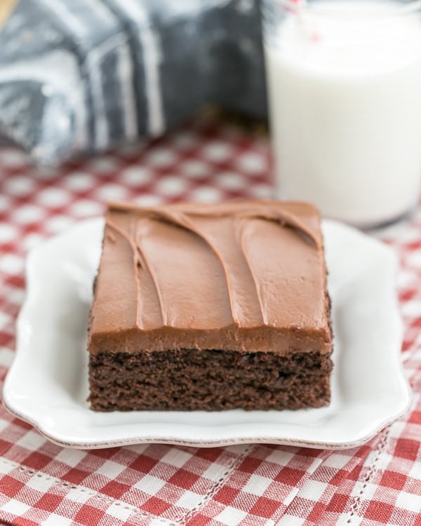 Cocoa Fudge Cake {That Skinny Chick Can Bake} - 19+ of the BEST Summer Potluck Recipes Roundup