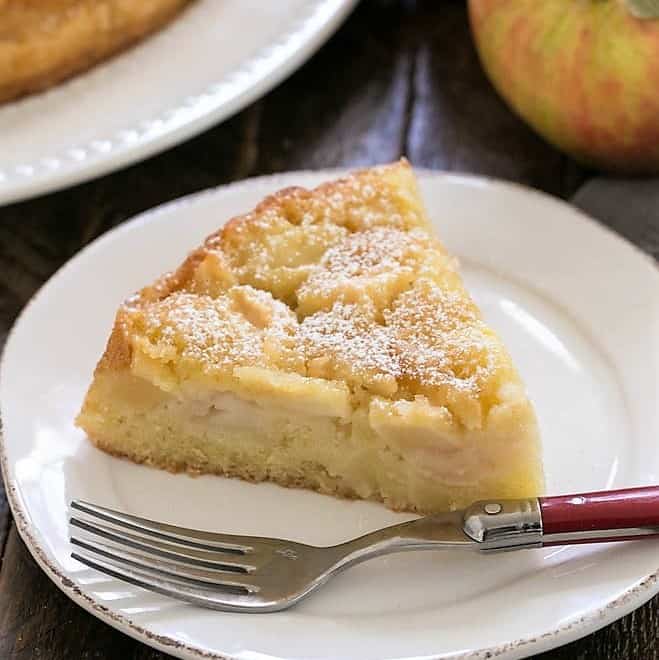 French Apple Cake Recipe - Packed with Apples! - That Skinny Chick Can Bake