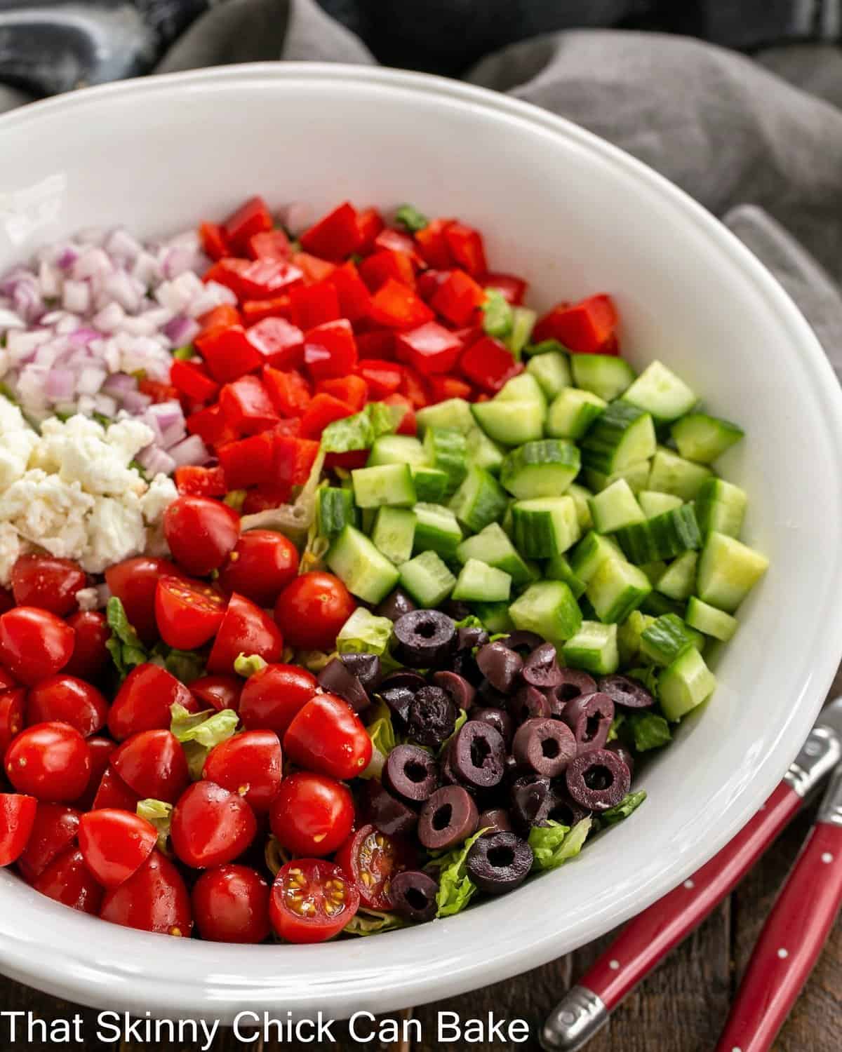 Mediterranean Chopped Salad - Healthy & Beautiful - That Skinny Chick ...