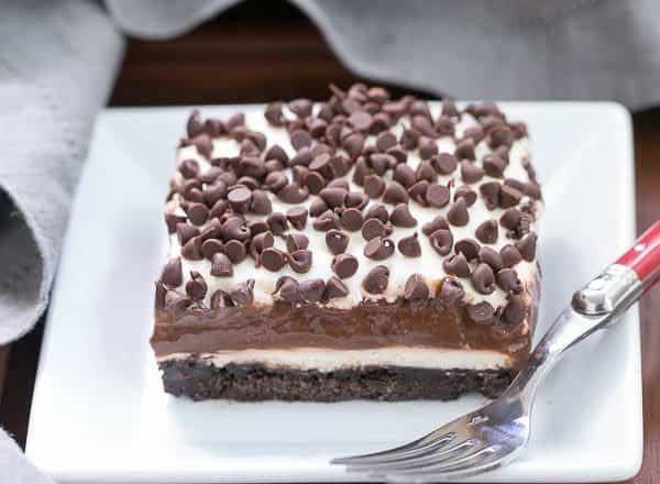 Chocolate Lasagna #TwoSweetiePies - That Skinny Chick Can Bake