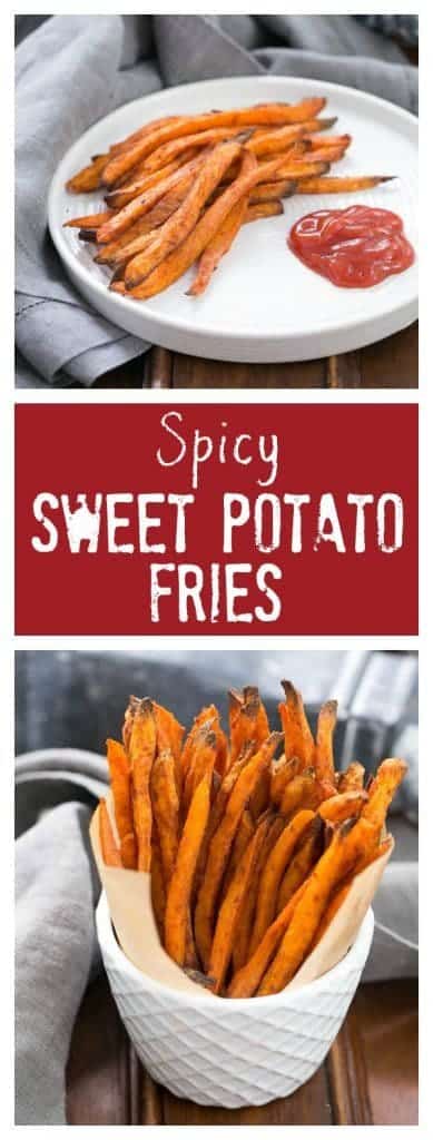 Spicy Sweet Potato Fries - That Skinny Chick Can Bake