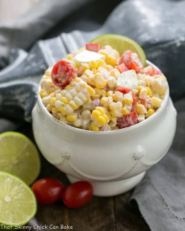 Spicy Mexican Corn Salad - That Skinny Chick Can Bake