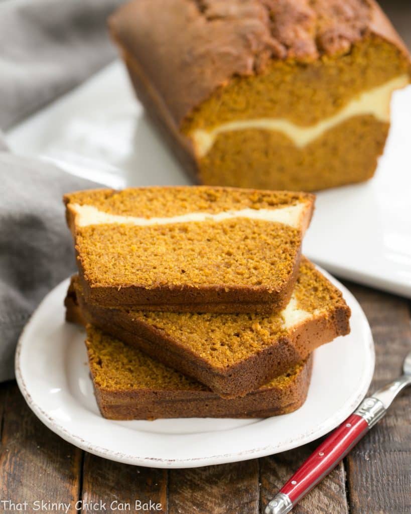 Cream Cheese Filled Pumpkin Bread