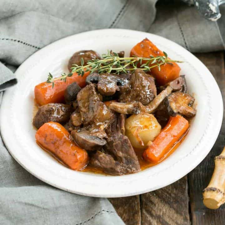 Slow Cooker Beef Stew with Mushrooms - Tasty Comfort Food! - That ...