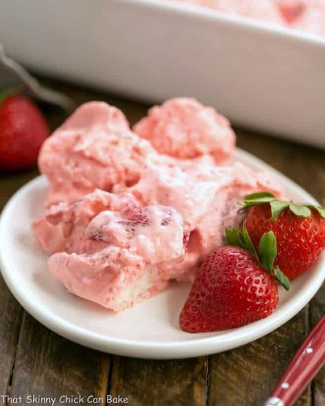 Strawberry Angel Food Dessert That Skinny Chick Can Bake 