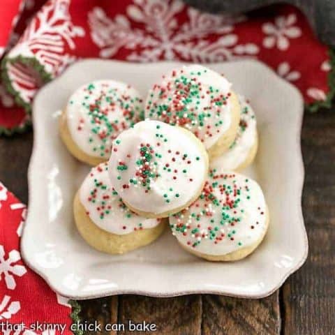 Italian Ricotta Cookies - Perfect for X-Mas! - That Skinny Chick Can Bake