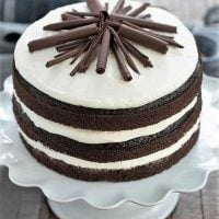 Triple Layer Chocolate Cake - That Skinny Chick Can Bake