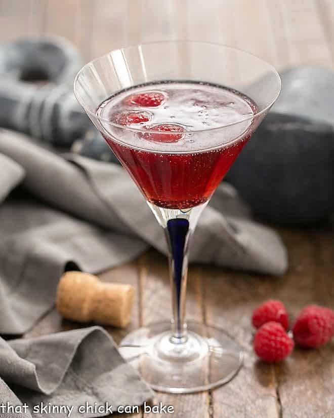 Classic Kir Royale with Cassis - That Skinny Chick Can Bake