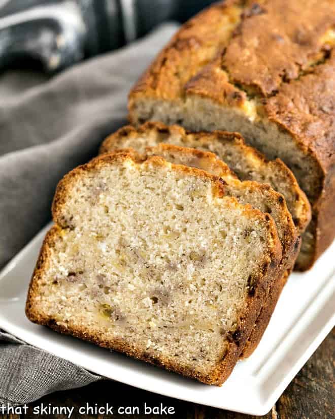 Buttermilk Banana Bread - That Skinny Chick Can Bake