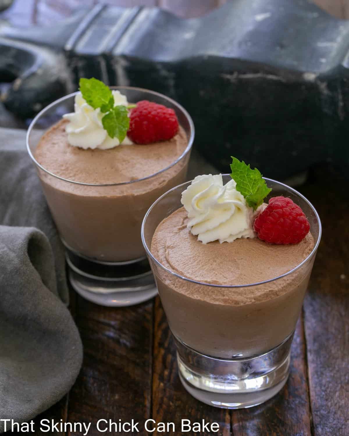 5 Minute Whipped Chocolate Mousse So Easy That Skinny Chick Can Bake